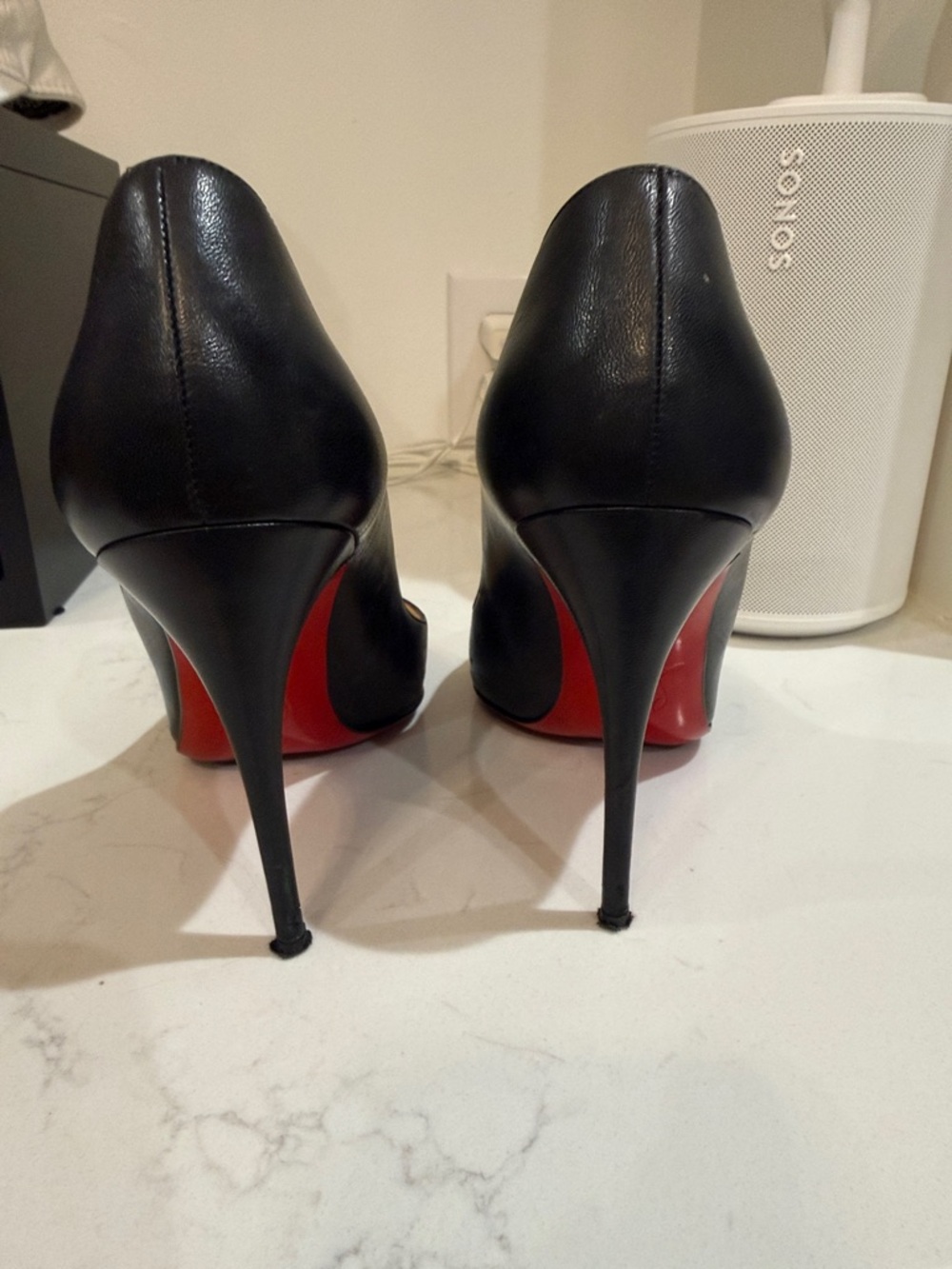 Christian louboutin pigalle follies black 100mm - Picture 4 of 6